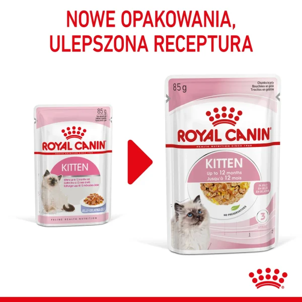 Karma mokra Royal Canin Kitten Instinctive dla kociąt w galaretce 12x85 g — widok 4