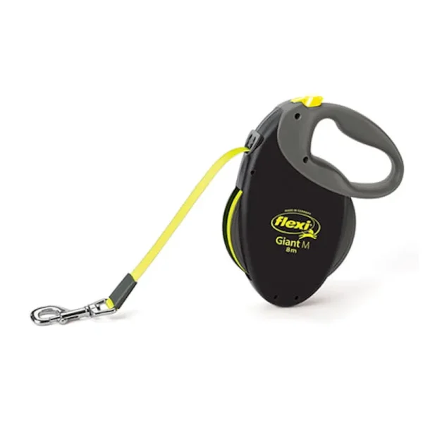 Smycz automatyczna Flexi Giant M Taśma 8 m Neon — widok 2