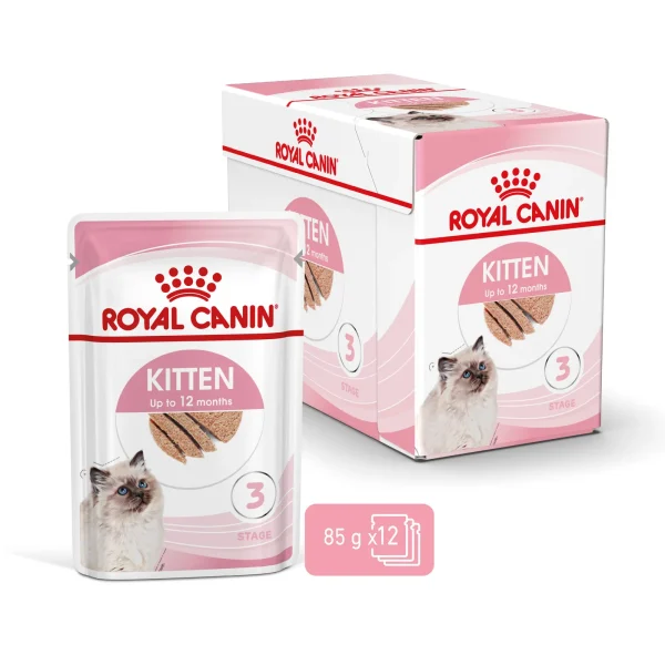 Karma mokra Royal Canin Kitten Pasztet dla kociąt 4-12 miesięcy 12x85 g — widok 2