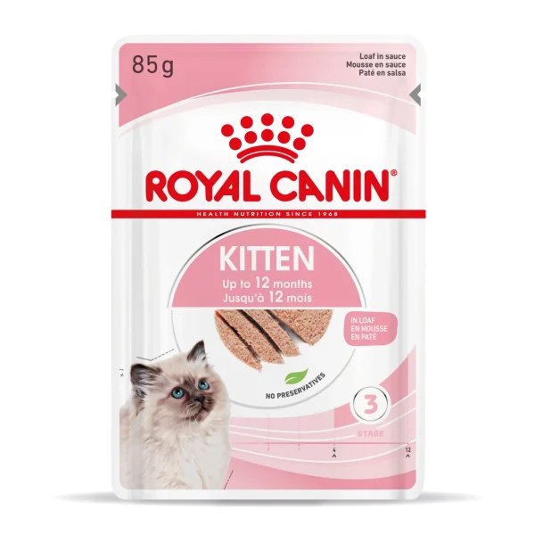 Karma mokra Royal Canin Kitten Pasztet dla kociąt 4-12 miesięcy 12x85 g — widok 3