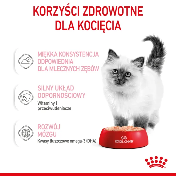 Karma mokra Royal Canin Kitten Pasztet dla kociąt 4-12 miesięcy 12x85 g — widok 6