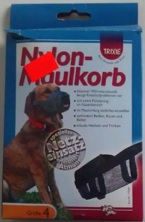 Akcesorium Trixie Kaganiec Nylonowy Z Siatką M — widok 3
