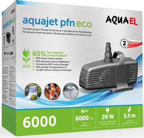 Pompa fontannowa AQUAEL Pfn Eco 6000
