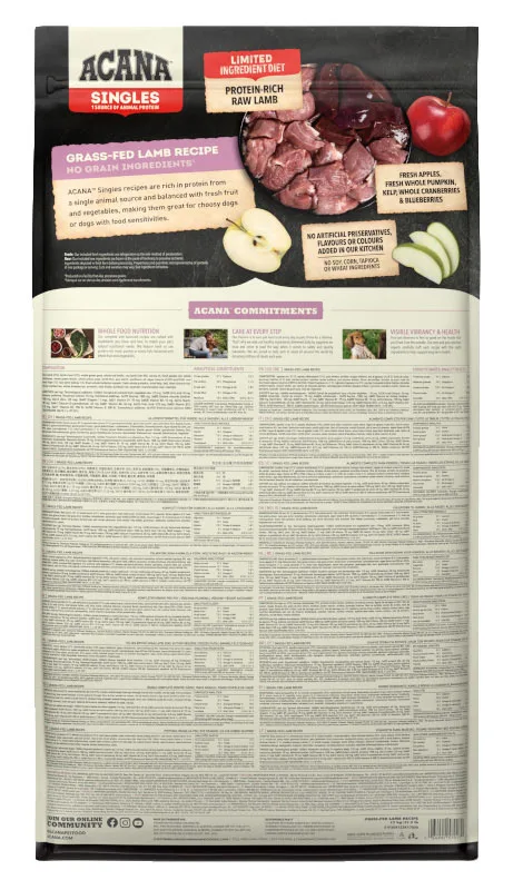 Karma sucha Acana Singles Grass-Fed Lamb 17 kg — widok 3