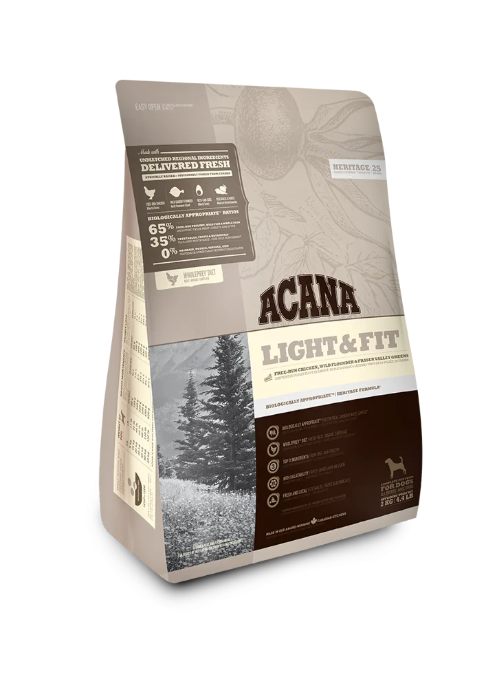 Karma sucha Acana Light & Fit dla dorosłych psów 2 kg — widok 5