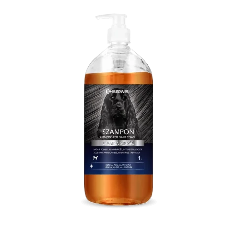 Higiena Eurowet Szampon Ciemna Sierść 1 l