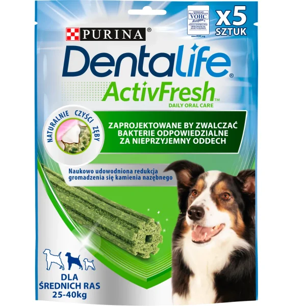 Przysmak Purina Dentalife Activefresh Medium Przysmak Dla Psa 5 Sztuk Miód 115 g — widok 10