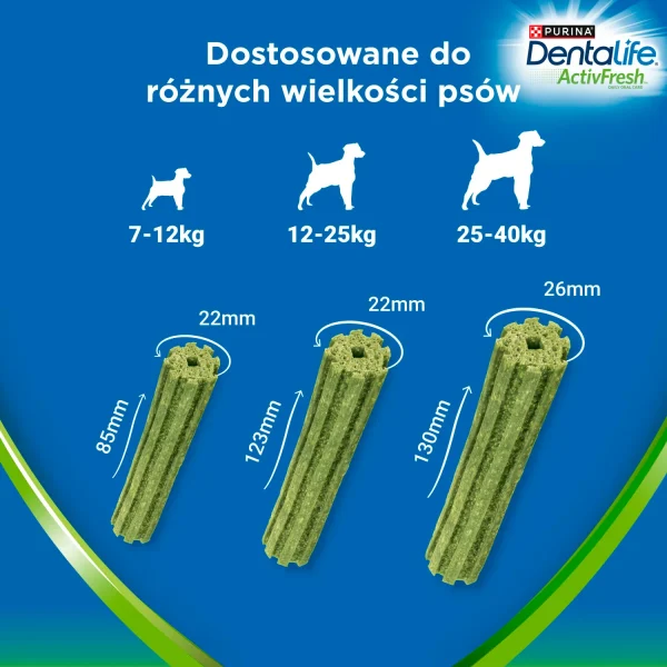 Przysmak Purina Dentalife Activefresh Medium Przysmak Dla Psa 5 Sztuk Miód 115 g — widok 6