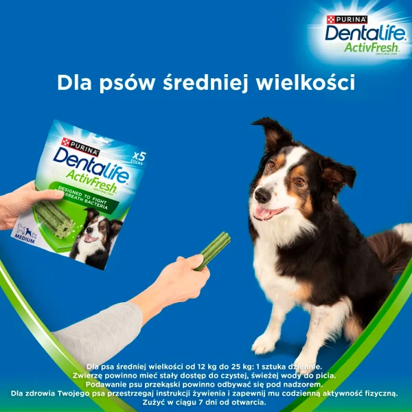 Przysmak Purina Dentalife Activefresh Medium Przysmak Dla Psa 5 Sztuk Miód 115 g — widok 8