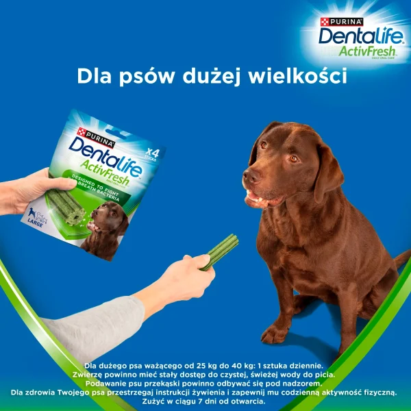 Przysmak Purina Dentalife Activefresh Przysmak Dla Psa 4 Sztuki Miód 142 g — widok 8