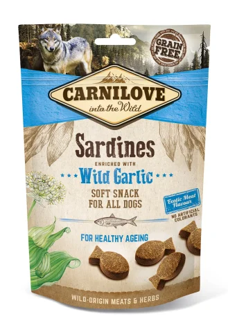 Przysmak Carnilove Semi-Moist przysmak Sardynki I Czosnek Niedźwiedzi 200 g
